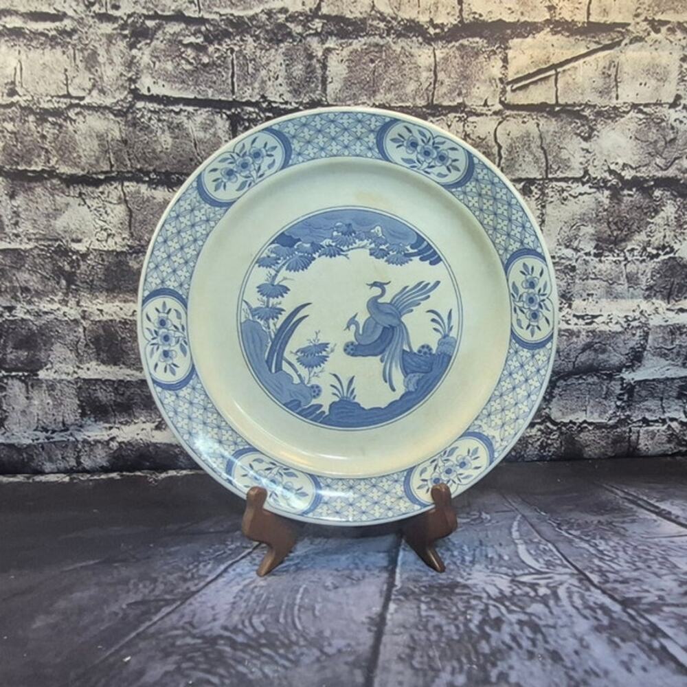 Vintage Furnivals Old Chelsea Blue and White Platter